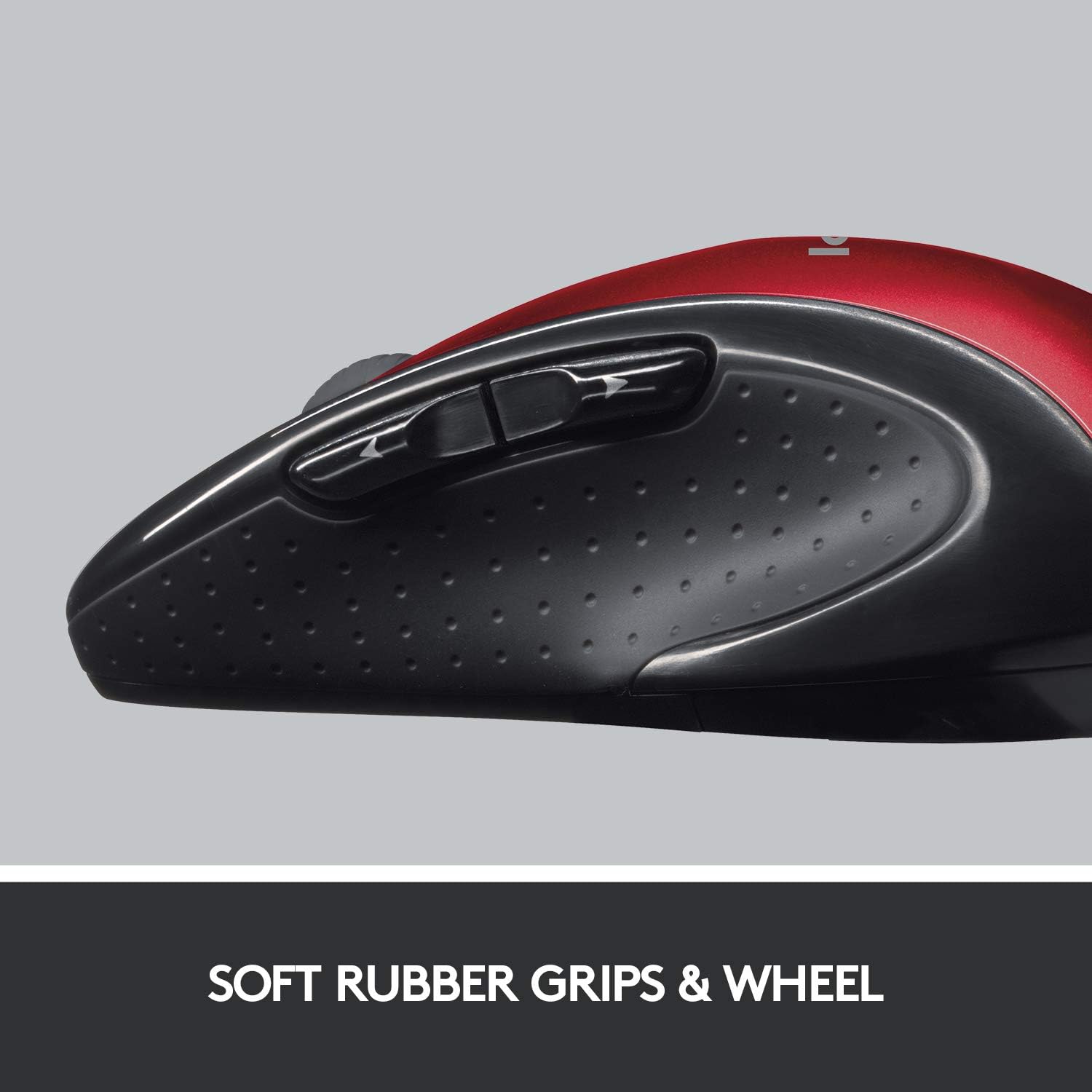 Logitech M510 Wireless Computer Mouse – Comfortable Shape with USB Unifying Receiver, with Back/Forward Buttons and Side-to-Side Scrolling - Red: Computers & Accessories