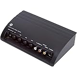 GE 4-Way RCA Switch AV Splitter Switch, for Connecting 4 RCA Output Devices to Your TV, S-Video Support, Audio/Video, Game Co