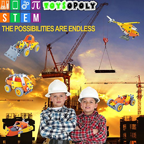 ToysOpoly STEM Toys Kit 5-in-1 Build and Play Set, Educational Engineering DIY Building Blocks for Ages 8, 9, 10, 11, 12 Year Old Boys & Girls, 148 Pieces - Thumbnail 6