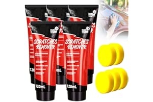 SCAPPOF New Car Scratch Repair Paste, 2024 Upgrade Car Scratch Remover Kit Car Scratch Repair Paste Polishing, Car Scratch Repair Paste Polishing Wax with Sponge for Car Various Surfaces (1)