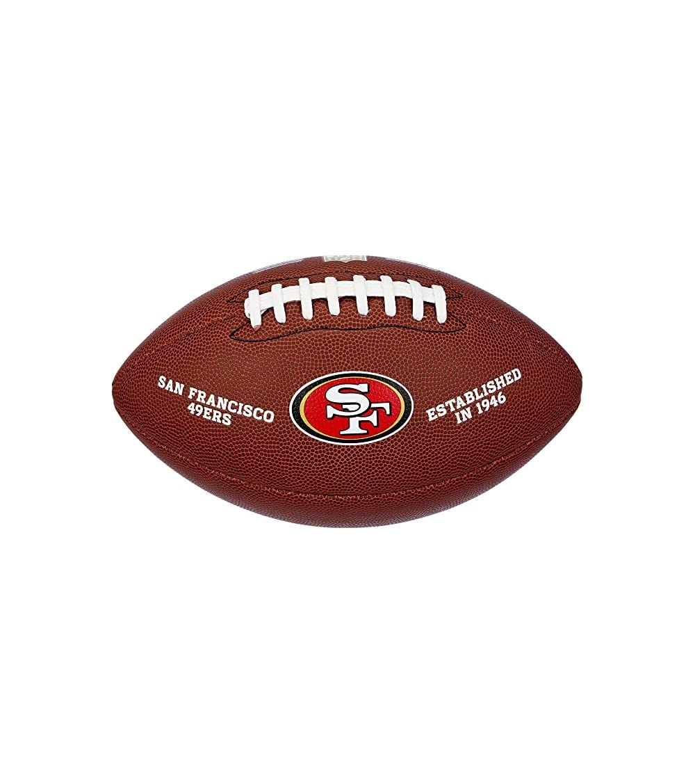 Wilson Unisex-Adult NFL Licensed Ball, Brown, Uni