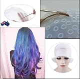 MAGICAP Pro Salon Silicon Hairdressing Highlighting Frosting Cap with Hook view 3