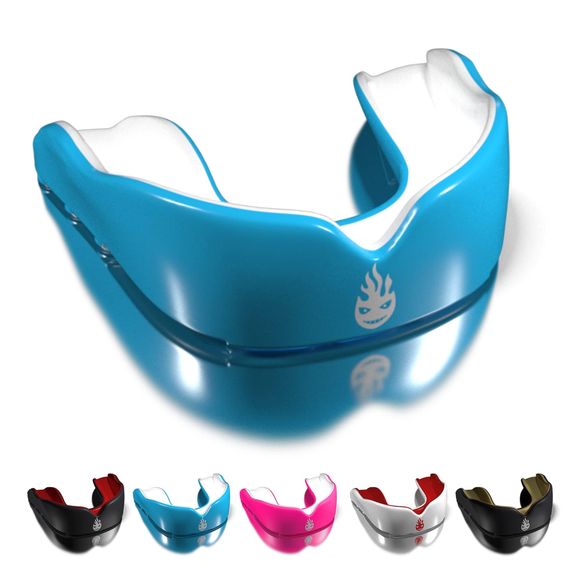 Dr Knox's Gum Shield Adult Youth & Junior Premium Boil & Bite for Contact Sports Including: Mouth Guard Boxing, MMA, Gum Shield Rugby, Football, Lacrosse, Hockey, Karate & Martial Arts Mouthguard — image 1
