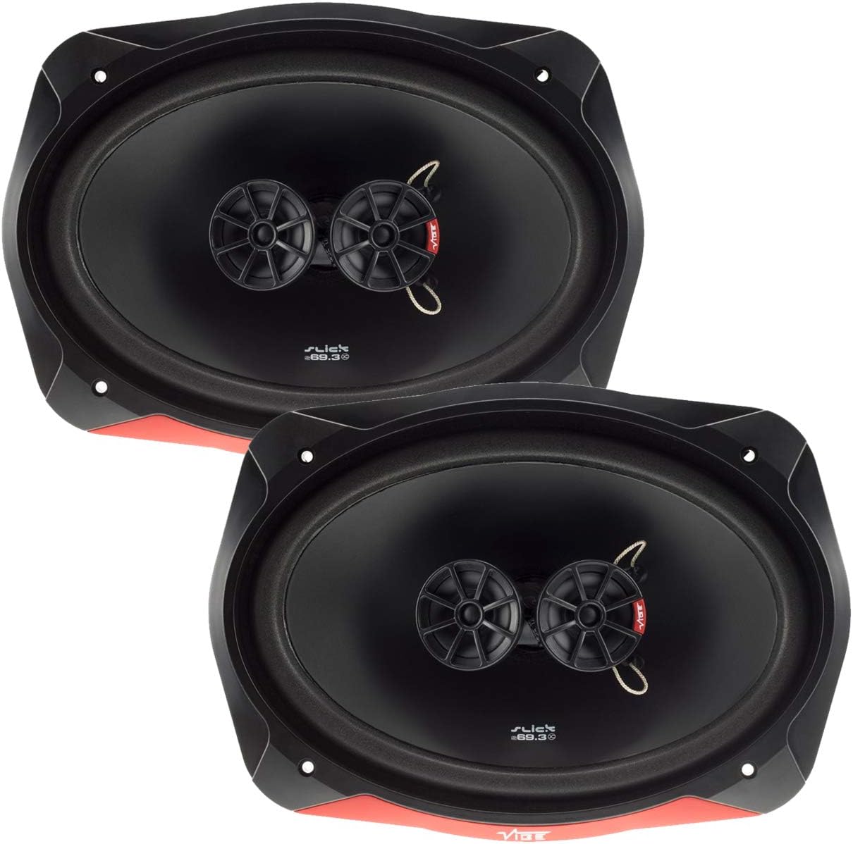VIBE Audio Slick 6” x 9” Triaxial speaker - 160/480 W (RMS/MAX), Black, 6X9" - Image 3
