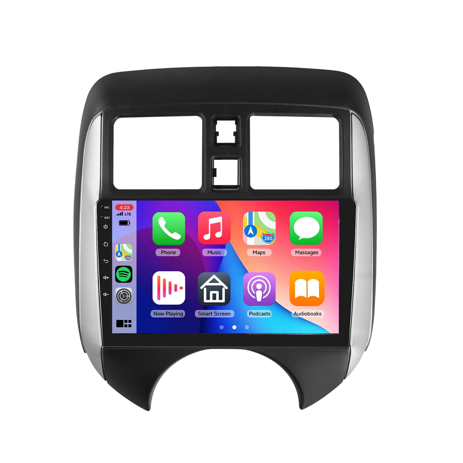 Photo 1 of 2G+64G for Nissan Versa Note 2014-2018 with Large Screen Android 13 Car Stereo with Wireless Carplay Android Auto, 9 Inch Touch Screen Stereo GPS/WiFi/Bluetooth/FM/SWC/Canbus+ Backup Camera