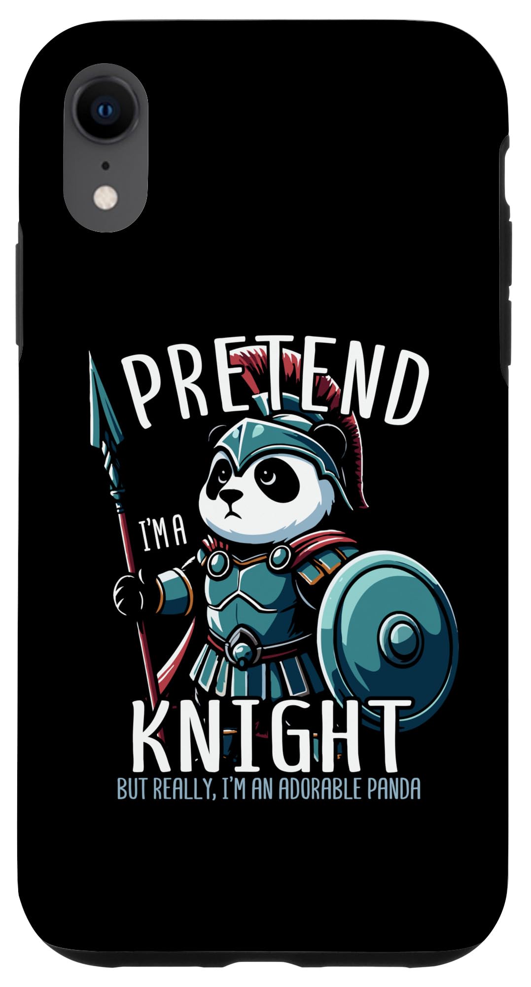 iPhone XR Spartan Knight Panda Sparta Pandabear Case