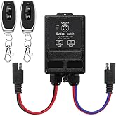 ZHOFONET 12 Volt Wireless Remote Control Switch with SAE Connector Plug | 328ft Long Range Waterproof Wireless Remote Switch,DC12V-72V RF Remote Control Switches for Agricultural Sprayers,Spray Pumps