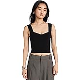 ALC Women's Jordana Crop Top, Black, XL