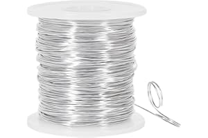 Tenn Well 20 Gauge Jewelry Wire, 328 Feet 0.8mm Bendable Aluminum Craft Wire for Jewelry Making, Beading, Sculpting and Bonsai Training