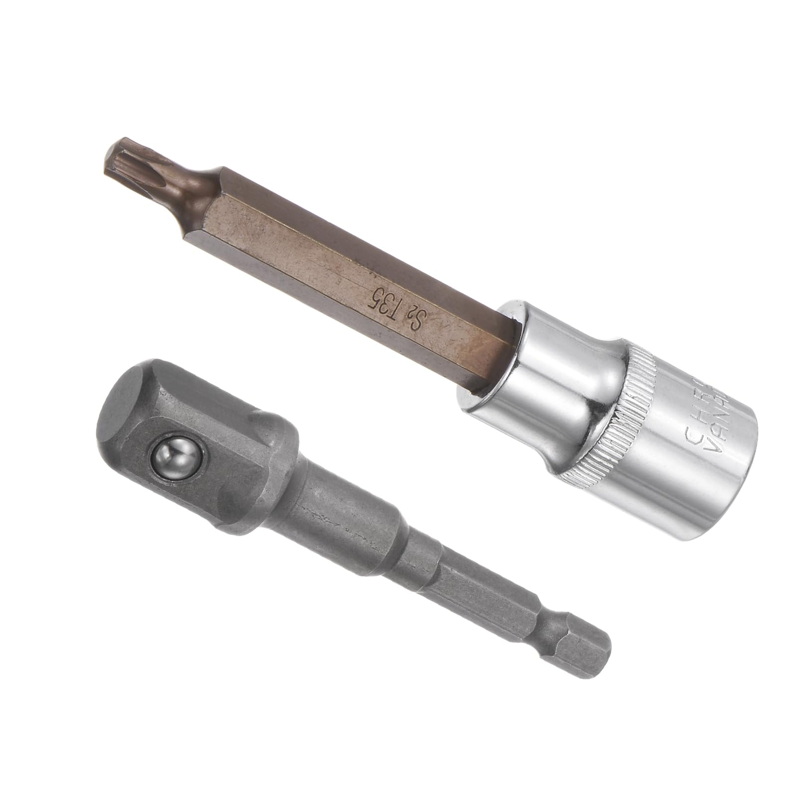 CoCud Torx Bit Socket, T35 Bit 1/2" Drive 4" Length, CR-V Socket with Socket Extension - (Applications: for Fastener Application)