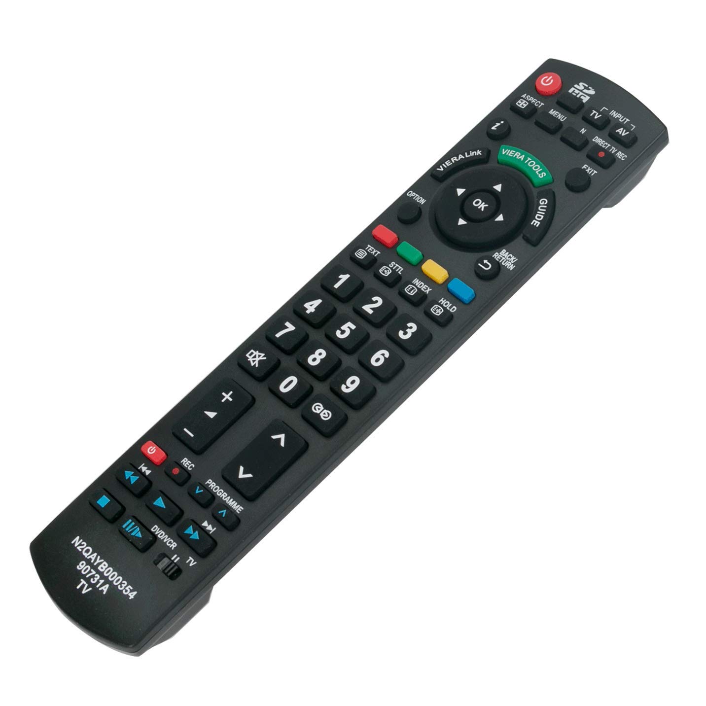 VINABTY N2QAYB000354-90731A Remote Control Replacement for Panasonic Palms Viera LCD LED TV TX-P42G10E TX-P42GW10 TX-L37GW10 TX-P50G10L TX-L37GF12 TX-L32G10E TX-L37G10E