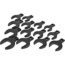 Calfoot（カルフット） Klutch Jumbo SAE Crowfoot Wrench Set - 14-Pc. - Socket
