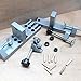 Jig Dowel Dowelling Jig Set, PANGOLIN Universal Dowel Jit Kit 6,8&10mm 3 Dowel Holes Drilling Guide for DIY Woodworking,Home Decoration Repair,Handyman or DIY Lovers and Keep with 5 Years Warranty
