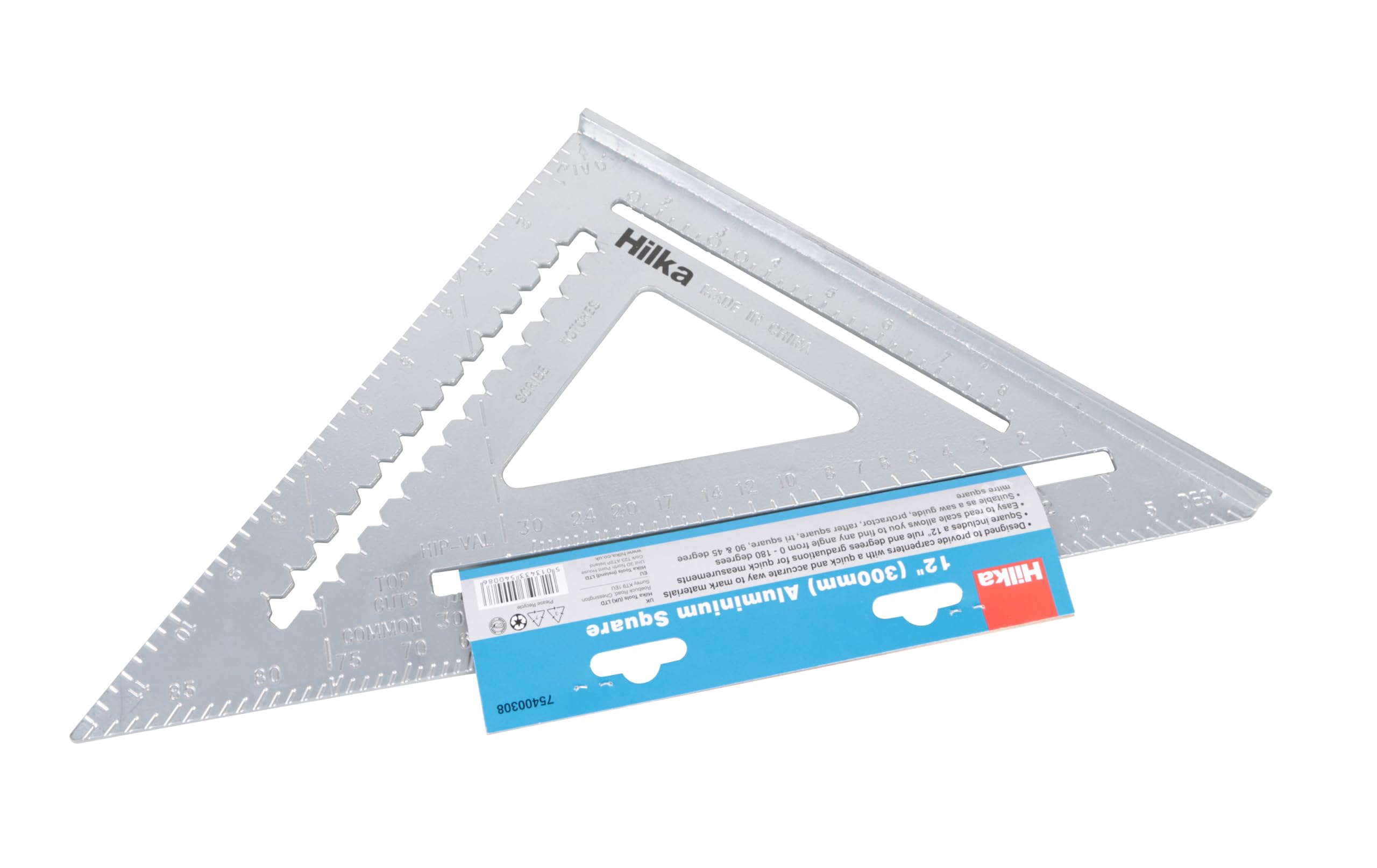 Hilka 75400308 12" (300mm) Aluminium Square