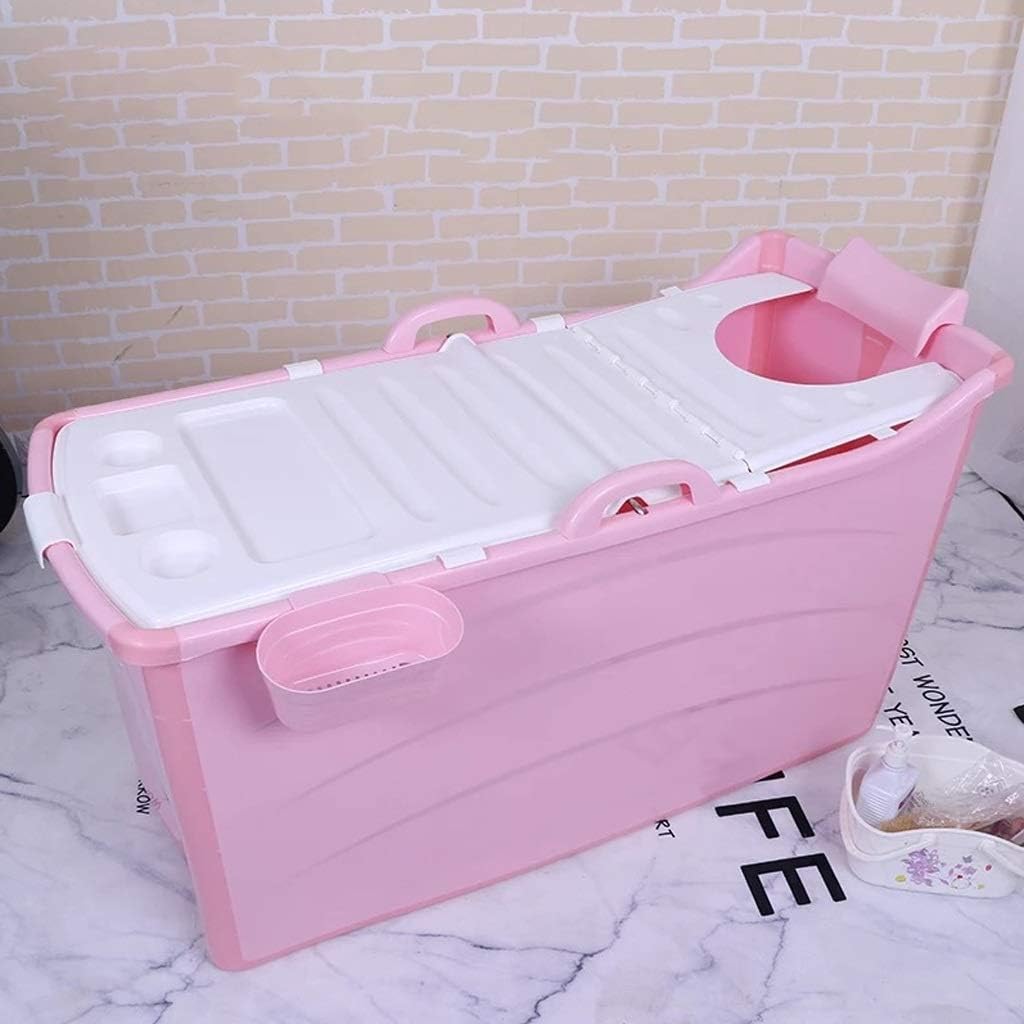 MISLD Portable Bathtub Soaking Bath Tub For Shower Stall Flexible