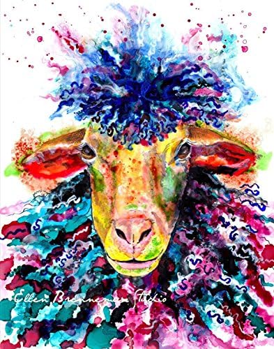 Spirit of Sheep hand-signed fine art print by Ellen Brenneman