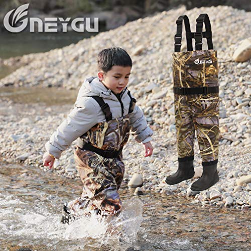 Kids Chest Waders for Toddler Children Waterproof Youth Fishing Waders