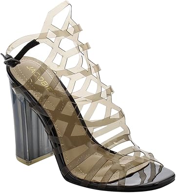 lucite heels size 11