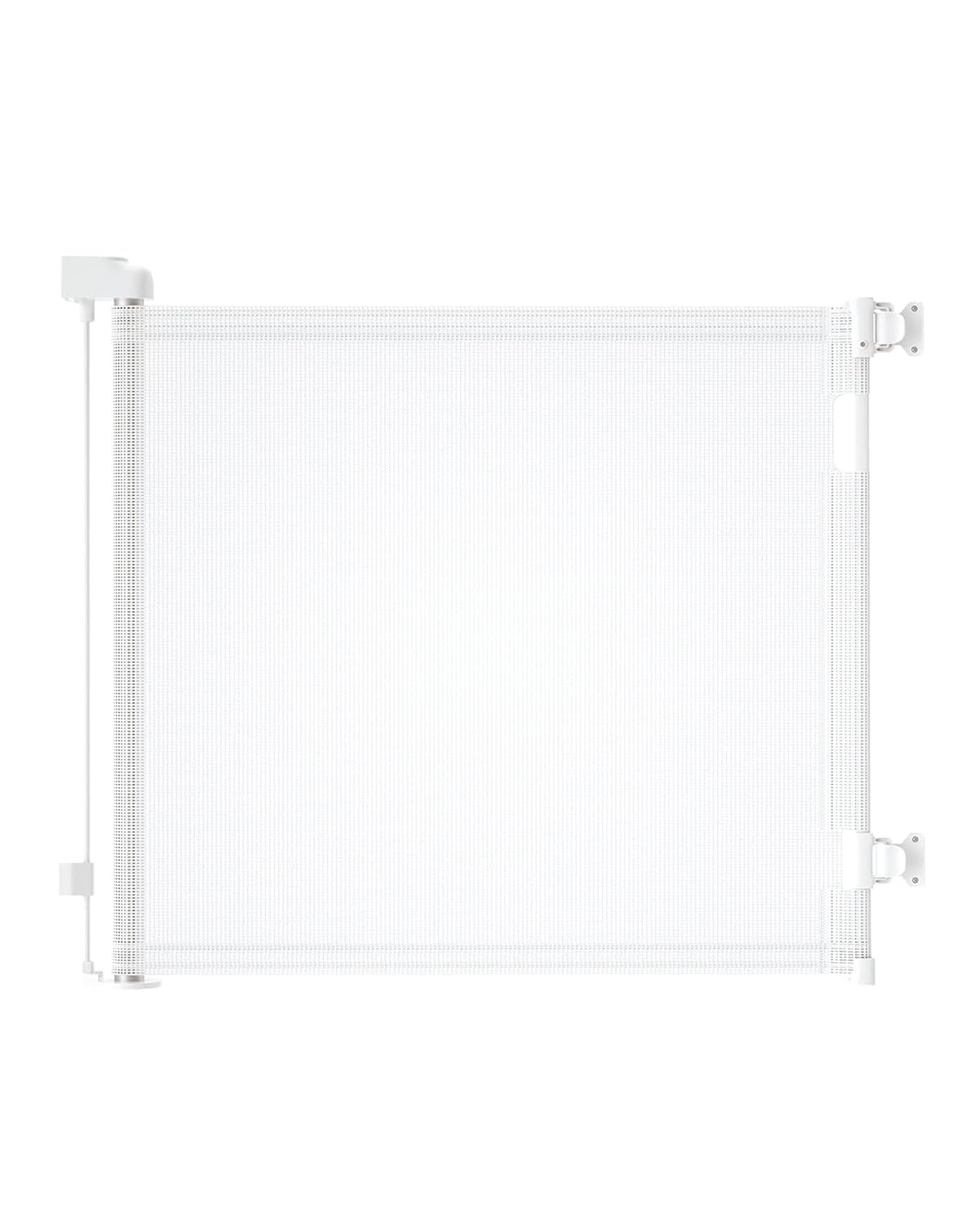 Photo 1 of ** SOLD AS IS NO REFUND/RETURN** SEE COMMENTS!
Veraste Retractable Baby Gate for Doorways and Stairs, Mesh Safety Gate for Pet, Indoor & Outdoor Use, One-Hand Operation, Easy Installation, 33.6" Tall, Expands to 55" Wide?White,33.6"x55"