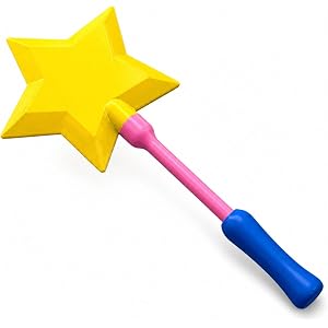 BHVXGA Pay Wand Card Holder, Magic Wand Credit Card Holder with Tap to Pay Function, 3D Printed Star Wand for Family Shopping