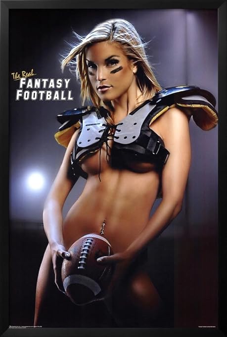 Amazoncom Fantasy Football Hot Girl In Pads Sexy Photo - 