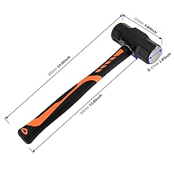 2 Pack 4 lb Small Sledge Hammer, 4 Pound Mini