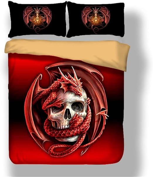 red dinosaur bedding