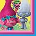 Trolls Birthday Party Supplies | Troll Party Decorations | Includes Paper Plates, Napkins, Cups and Disposable Trolls Tablecloth | Princess Poppy Birthday Party Supplies Serves 16