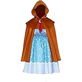 Boomtrader Women Teens Holly Wheeler Dress Cloak Scarf Holly Wheeler Cosplay Costume Halloween Carnival Party Outfits