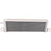 COOLINGBEST Universal Air to Water Intercooler Aluminum Liquid Heat Exchanger 21"x 6.6