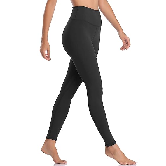 Buy Z by Zobha Women's High Waisted Black Leggings FullLength Yoga