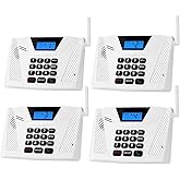 SANZUCO Intercoms Wireless for Home Upgraded, Hands Free Intercom 5300ft, Real-Time Two Way Intercoms for Home with Group Call, Full Duplex Wireless Intercom System for Business Office(4 Pack)