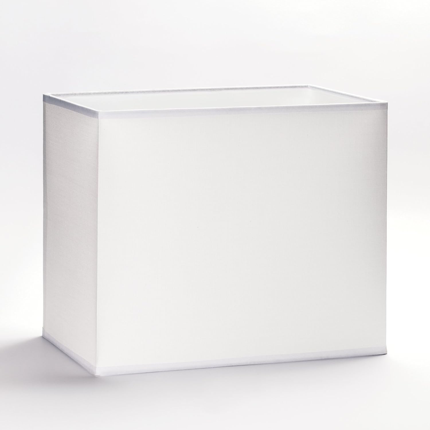 Paralume Rettangolare In Tessuto Crema - 32x16x18cm - Per Lampade E27/E26 - Ricambio Per Terra O Tavolo - Foto 3