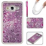 Galaxy J3 / J310 Case, Firefish Thin Sparkle Flexible TPU Gel Silicone [Ultra Thin] [Scratch Resistances] Back Cover Shell for Samsung Galaxy J3 / J310 -Purple