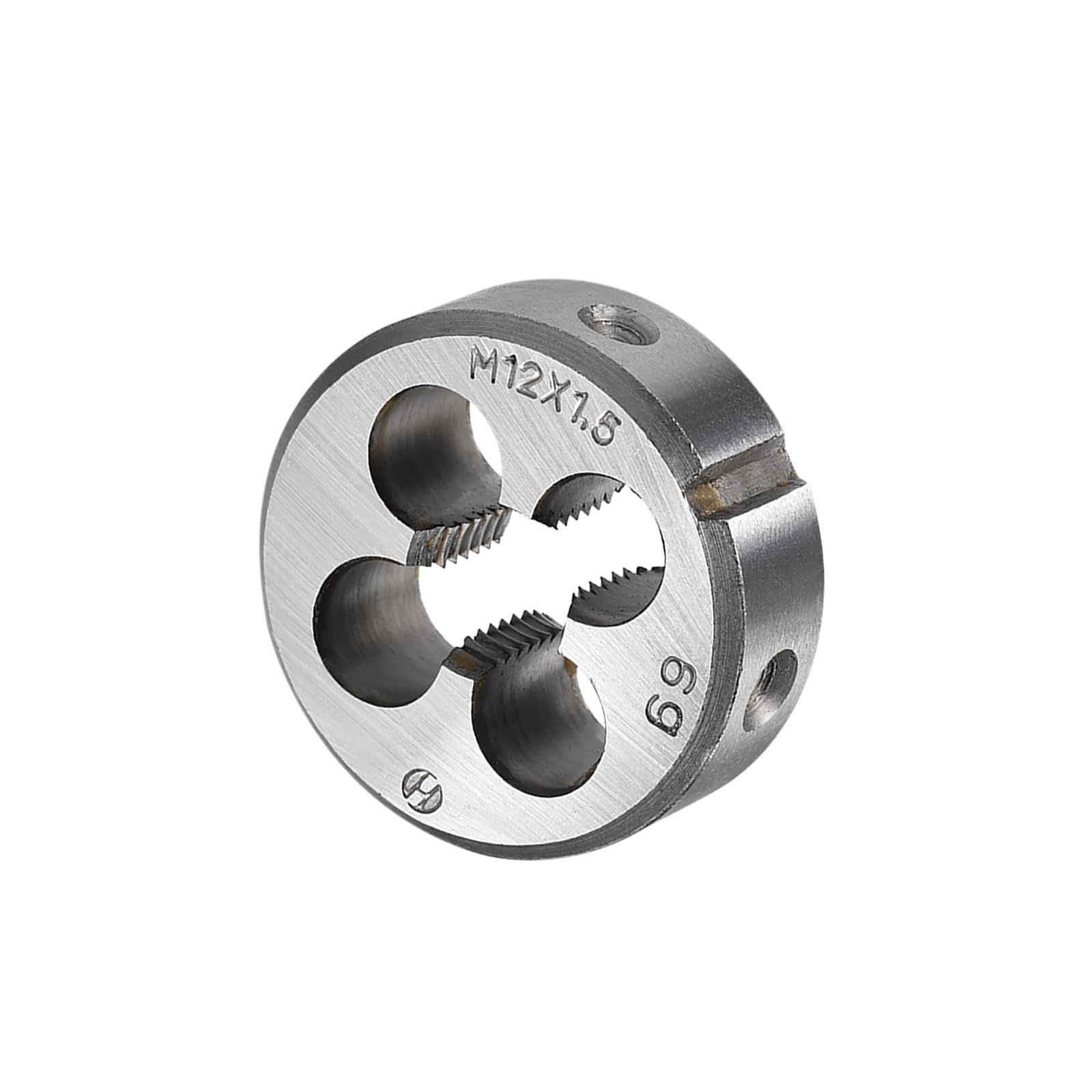 CoCud Metric Adjustable Round Die, M12 X 1.5, Alloy Steel Thread Right Hand Threading Die - (Applications: for Processing External Threads for Metal Plastic)