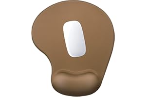 Hsurbtra Ergonomic Mouse Pad with Wrist Rest Support, Gel Mouse Pads with Non-Slip PU Base, Pain Relief Memory Foam Computer 