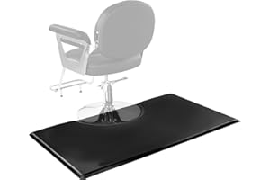 VEVOR Salon Mat for Hair Stylist, 3 x 5 FT Rectangle Salon Chair Mat Anti Fatigue, 7/8" Thickened PVC + PU Barber Shop Floor 