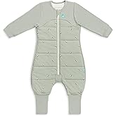 Love to Dream Sleep Suit, Long Sleeve Quilted Cotton 2.5 TOG, Baby Wearable Blanket with Legs
