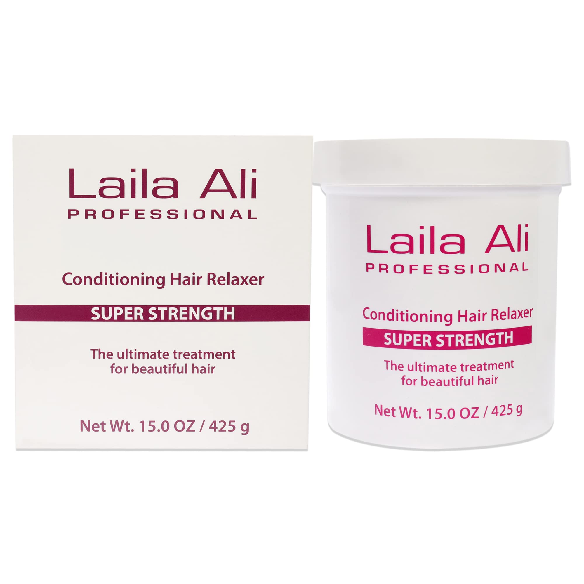 Laila Ali Super Strength Conditioning Hair Relaxer For Unisex 15 oz Treatment