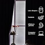 H.Versailtex Blackout Curtains 2 Panels 90x90 Teal Tiebacks view 5