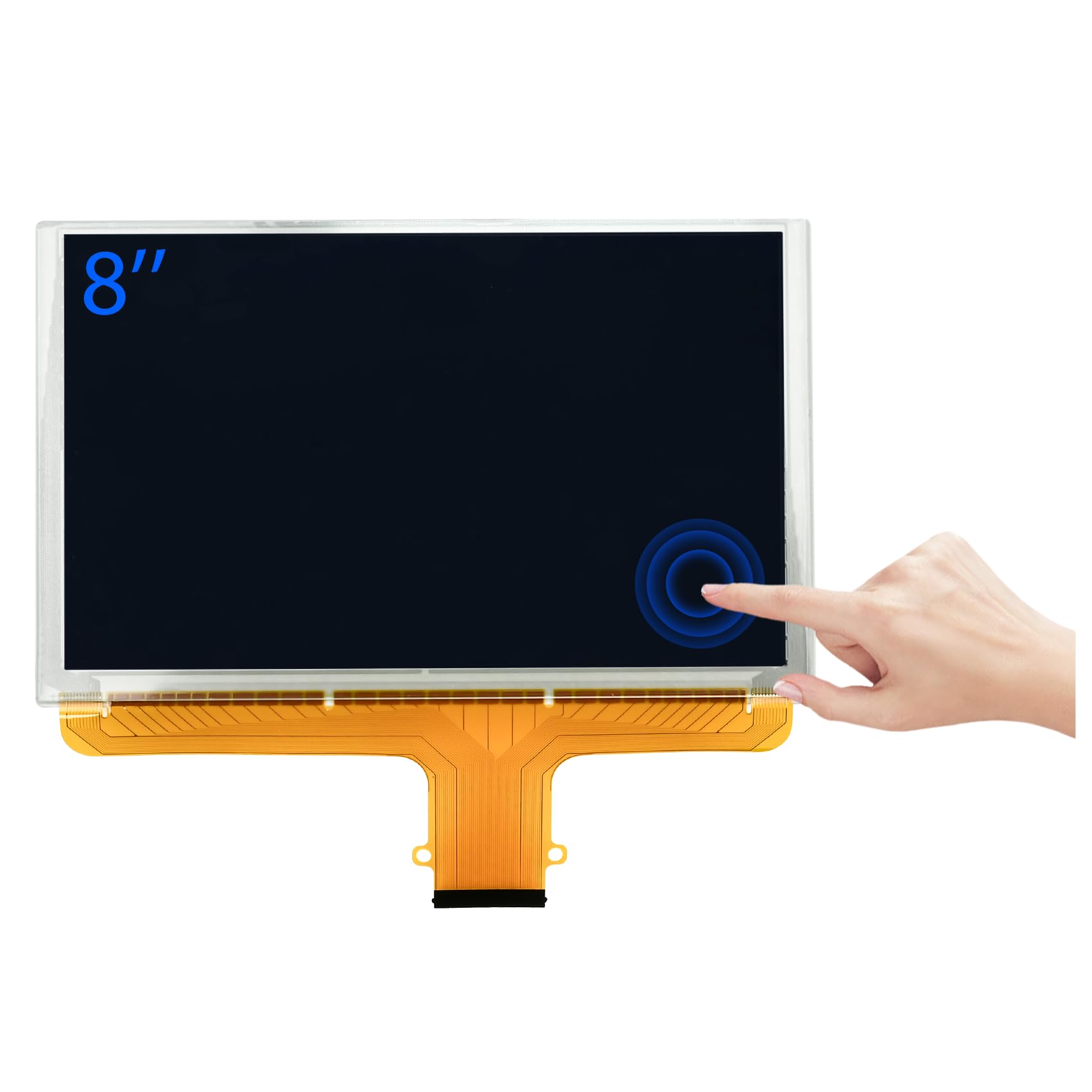 Photo 1 of 8'' DJ080PA-01A LCD Touch Screen Digitizer, Monitor Radio Navigation Replacement, Fits Chevy gmc, 2014-2019 Sierra Suburban Acadia Terrain Yukon Canyon, Silverado Tahoe Colorado, Mylink Touchscreen