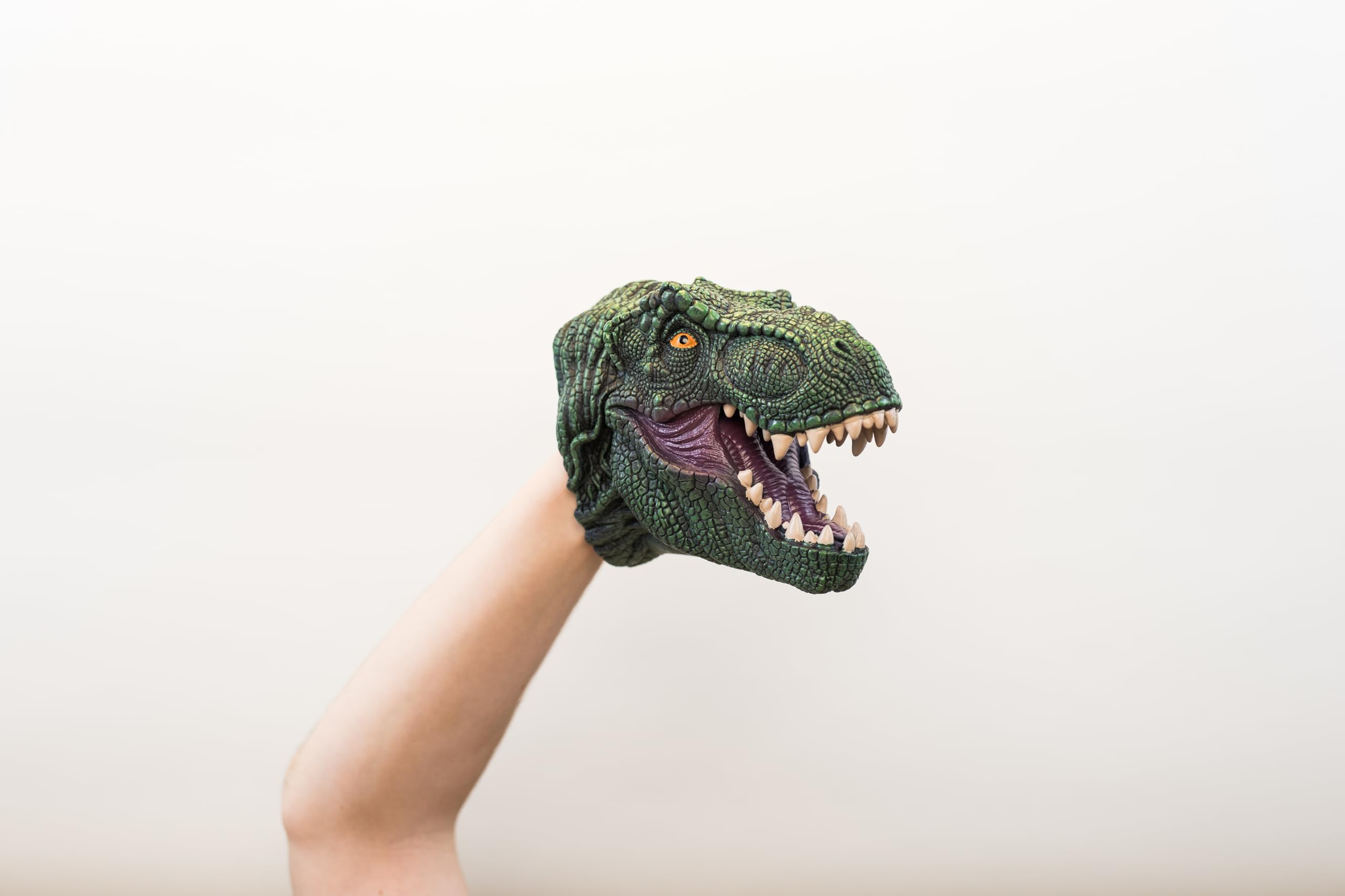 Wild Thingz Hand Puppet - Trex - Green