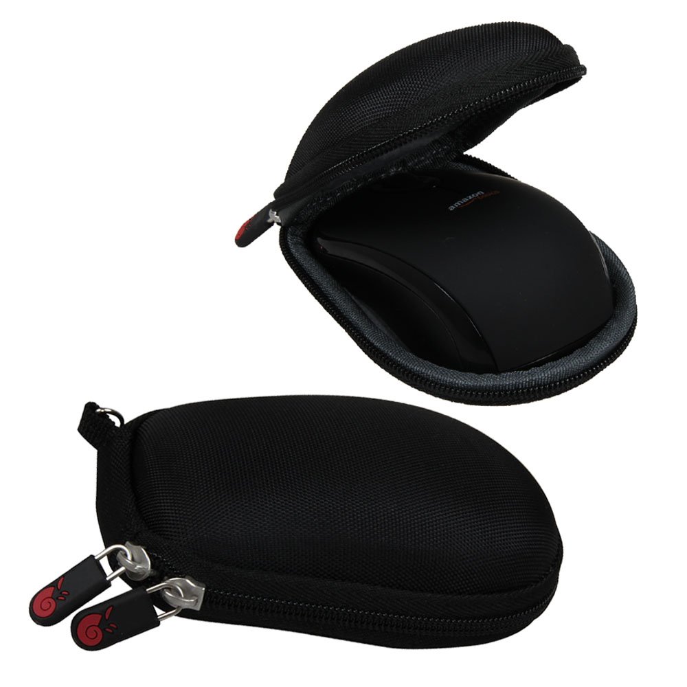 Hermitshell Travel EVA Protective Case Carrying Pouch Cover Bag Compact size with carabiner for AmazonBasics Wireless Mouse with Nano Receiver MGR0975