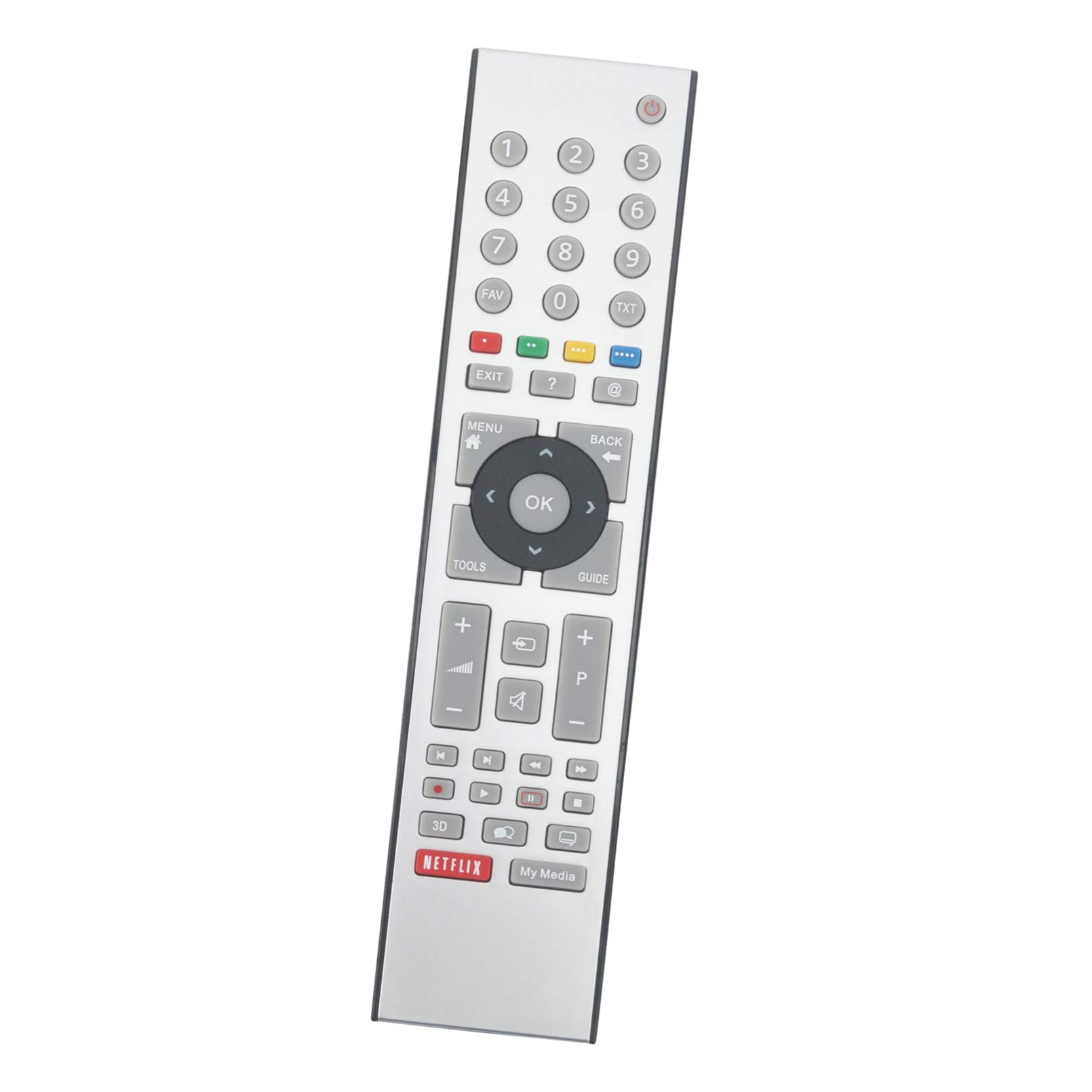 ALLIMITY TS1187R Remote Control Replace fit for Grundig TV 32CLE8327BL TS1-R6 48CLE6425BR 46VLE8160SL 55VLE841BL 55VLE8471BL 65FLX9490SP 65FLX9491SL RC3214801/01