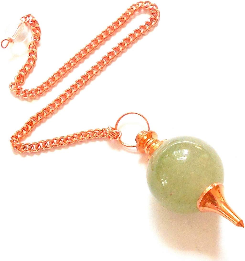 earthegy Green Aventurine Copper Pendulum