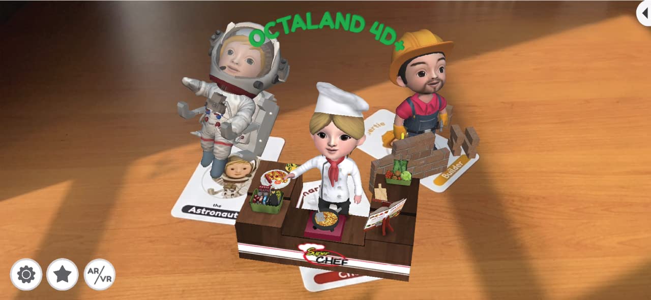 Mua Octaland 4D+ Interactive Career Learning Flashcards - 26 Alphabet ...