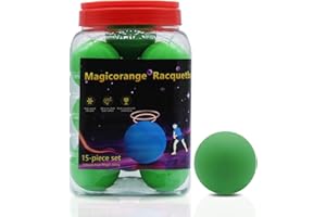 MAGICORANGE 15 Pack Racquetball Multi Colored Racquetballs High Bounce Rubber Racquetballs