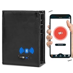 SMART CC Anti-Lost Bifold Wallet for Men, Trackable