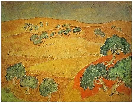 Amazon Co Jp パブロ ピカソの夏の風景 ポスター絵画 インテリア おしゃれウォールステッカーアートポスターインテリア オシャレモダンアート 65x85cm 25x33inch フレームなし ホーム キッチン