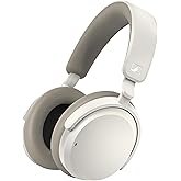 Sennheiser ACCENTUM Wireless Bluetooth Headphones – Hybrid ANC Noise Cancelling, 50‑Hour Battery, Lightweight Over‑Ear Design, Clear Calls, Travel & Work Headset, White